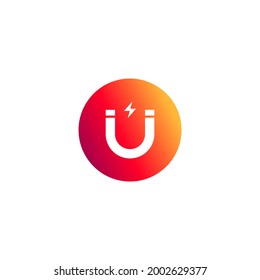Magnet icon. Vector illustration for graphic design, Web, UI, app.