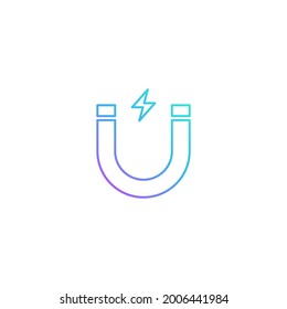 Magnet icon. Vector illustration for graphic design, Web, UI, app.
