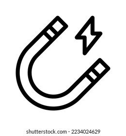 Magnet icon vector illustration logo template isolated on white background