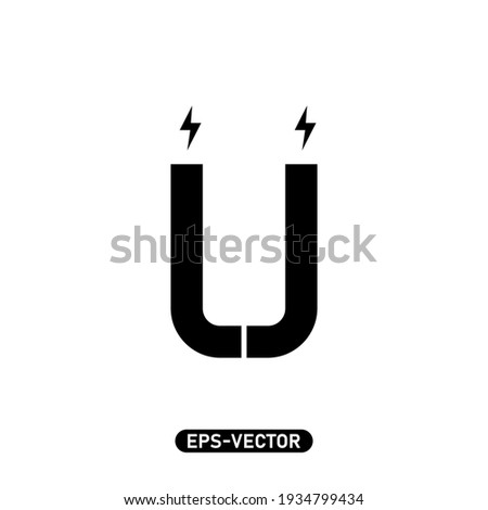 Magnet icon vector illustration logo template for many purpose. Isolated on white background.