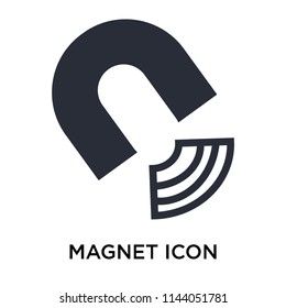 Magnet icon vector isolated on white background for your web and mobile app design, Magnet logo concept