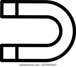Magnet icon vector isolated on white background