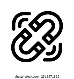 magnet icon. vector line icon for your website, mobile, presentation, and logo design.