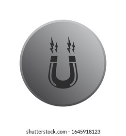 magnet Icon vector sign isolated for graphic and web design. magnet symbol template color editable on white background.