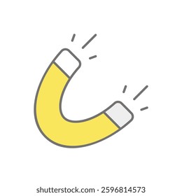 Magnet icon vector stock illustration