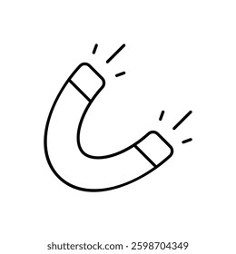 Magnet icon vector stock illustration