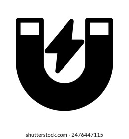 Magnet Icon Vector Symbol Design Illustration