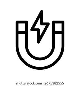 Magnet Icon Vector Symbol Design Illustration