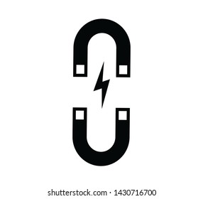 Magnet icon vector symbol illustration