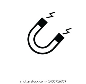 Magnet icon vector symbol illustration