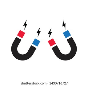 Magnet icon vector symbol illustration