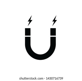 Magnet icon vector symbol illustration