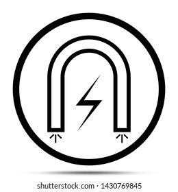 Magnet Icon Vector Symbol Illustration