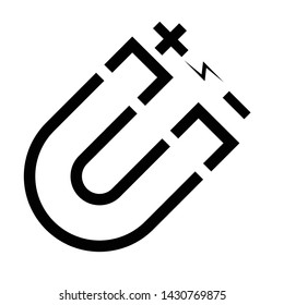 Magnet Icon Vector Symbol Illustration