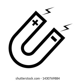 Magnet Icon Vector Symbol Illustration