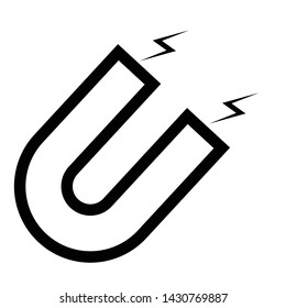 Magnet Icon Vector Symbol Illustration