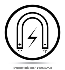 Magnet Icon Vector Symbol Illustration