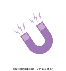 Magnet Icon Vector Template Illustration Design