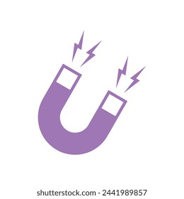 Magnet Icon Vector Template Illustration Design
