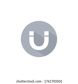Magnet Icon Vector in Trendy Flat Style