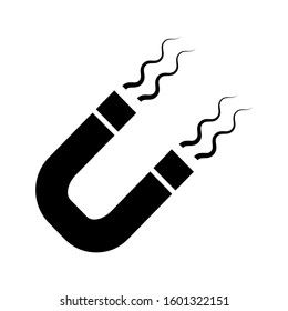 Magnet icon vector in trendy style design