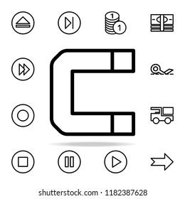 magnet icon. web icons universal set for web and mobile on white background