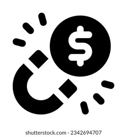 magnet icon for your website, mobile, presentation, and logo design.