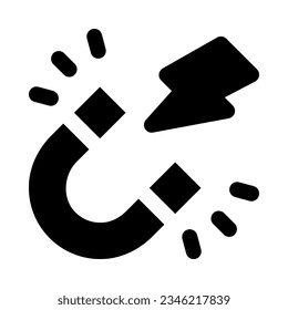 magnet icon for your website, mobile, presentation, and logo design.