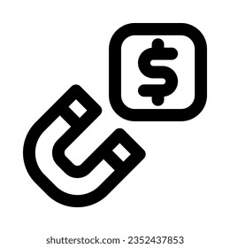 magnet icon for your website, mobile, presentation, and logo design.