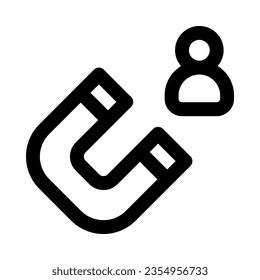 magnet icon for your website, mobile, presentation, and logo design.