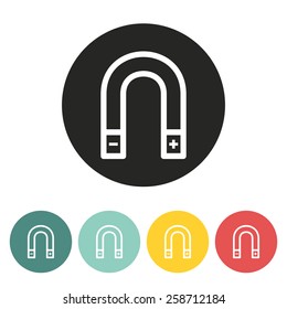 magnet icon.vector illustration.