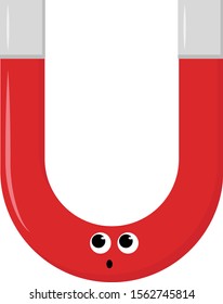 Magnet illustration vector on white background.
