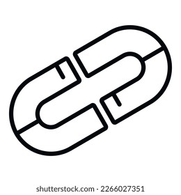Magnet interaction icon outline vector.Online corporate. App group