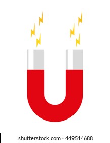 magnet  isolated icon design, vector illustration  graphic 