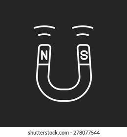 Magnet line icon