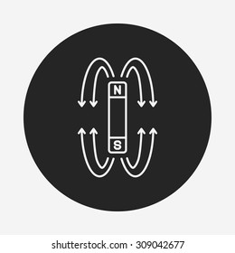 Magnet line icon