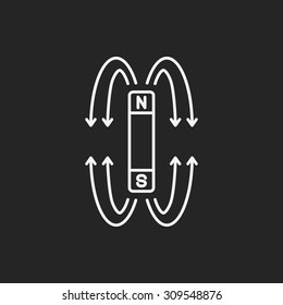 Magnet line icon