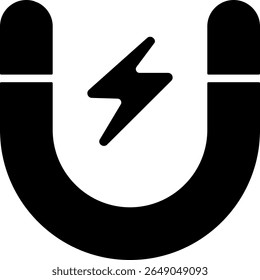 Design de ícone preto moderno Magnet