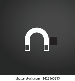 Magnet Polarity Tool vector icon. Magnet Polarity Tool concept stroke symbol design. Thin graphic elements vector illustration, outline pattern for your web site design, logo, UI. EPS 10.