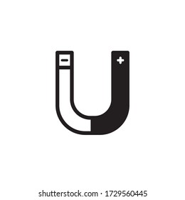Magnet Science Icon Vector Illustration