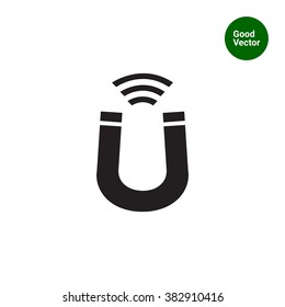 Magnet sign icon