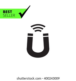Magnet sign icon