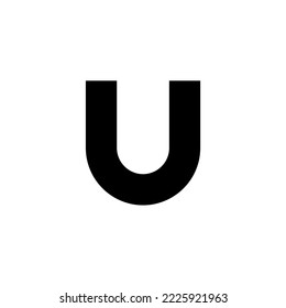magnet simple icon on white background