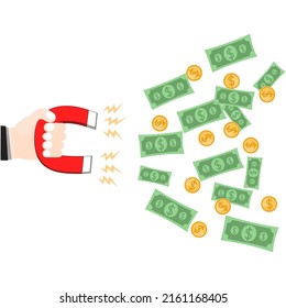 a magnet that attracts a large amount of money