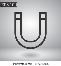 magnet vector icon 10 eps