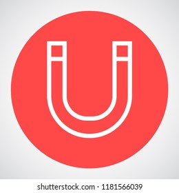 magnet vector icon 10 eps