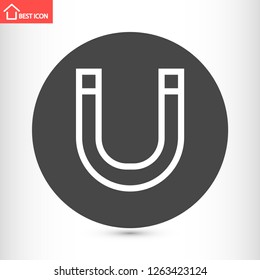 magnet vector icon 10 eps