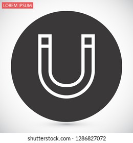 magnet vector icon 10 eps