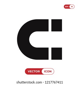 Magnet vector icon