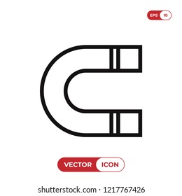 Magnet vector icon